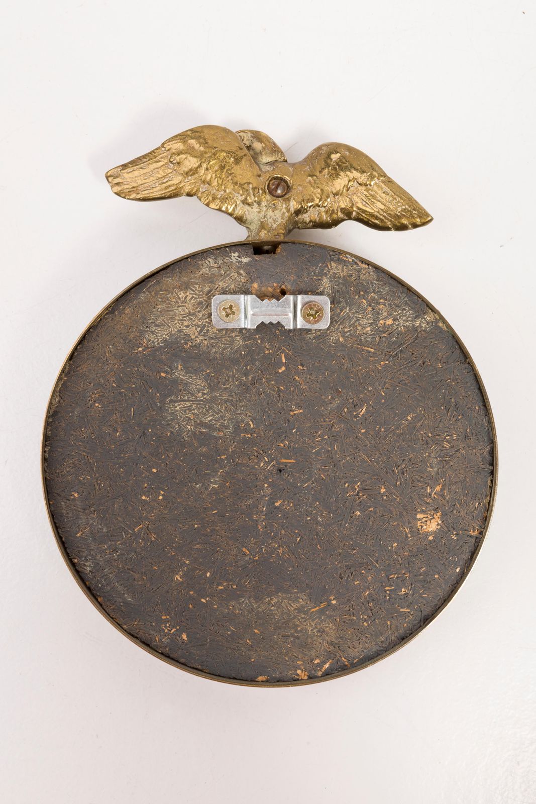Vintage Unique Small Gold Decorative Mirror With Eagle, Europe, 1960s photo Home Decor