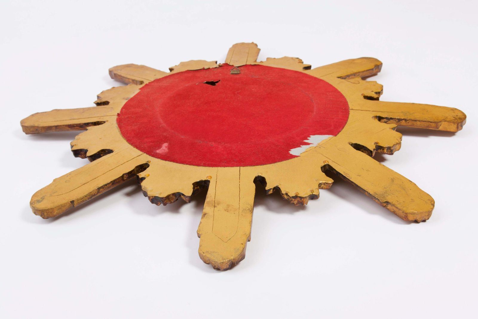 20th Century Modern Gold Italian Sunburst Mirror, Giltwood, 1960s photo buy