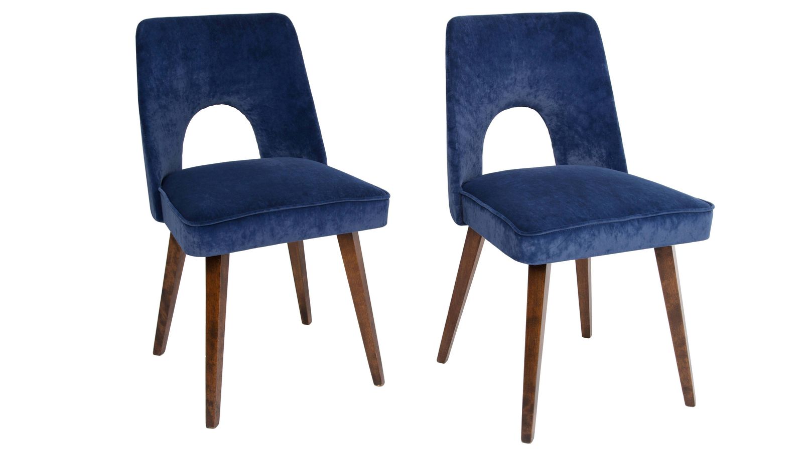 Set Of Four Yellow "Shell" Chairs, Poland, 1960s photo Furniture