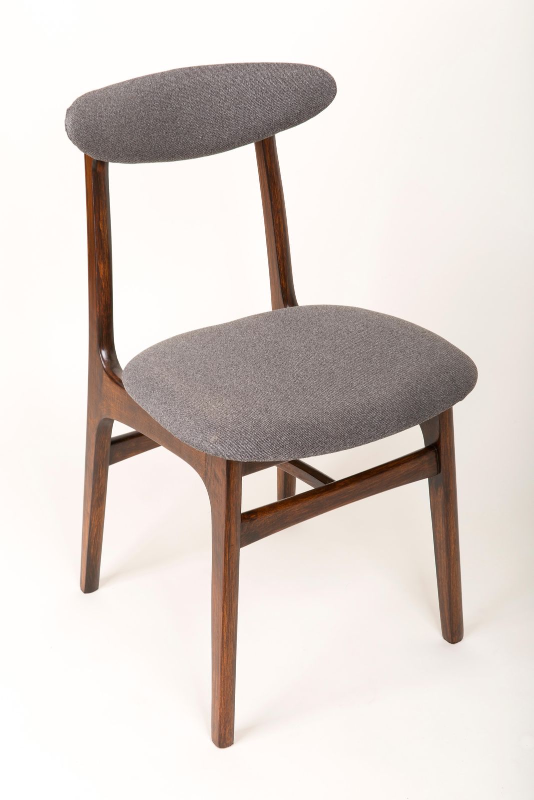 Set Of Four 20th Century Gray Chairs By Rajmund Halas, 1960s photo vinterior