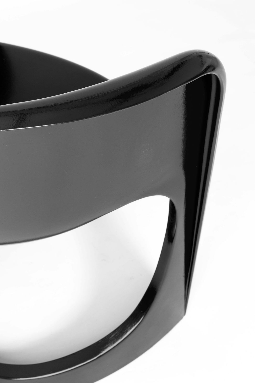 photo vinterior Set Of Four Black Glossy Cado Chairs, Steen østergaard, 1974