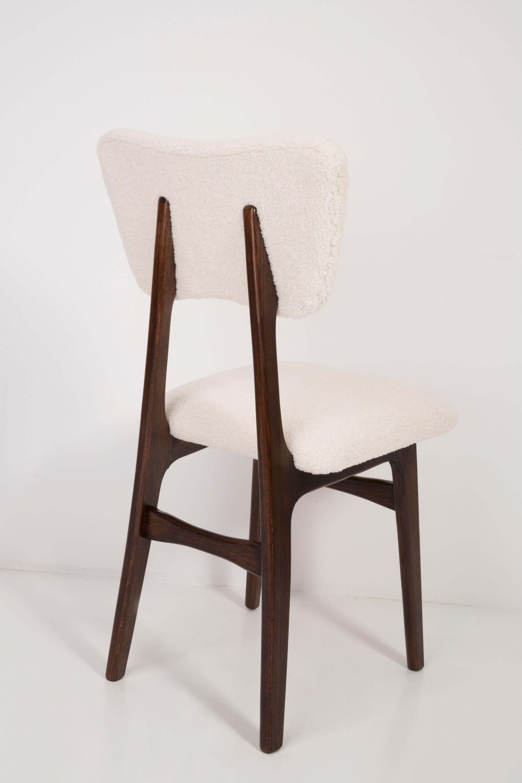 Set Of Four 20th Century Light Crème Boucle Chairs, 1960s photo 2041.0