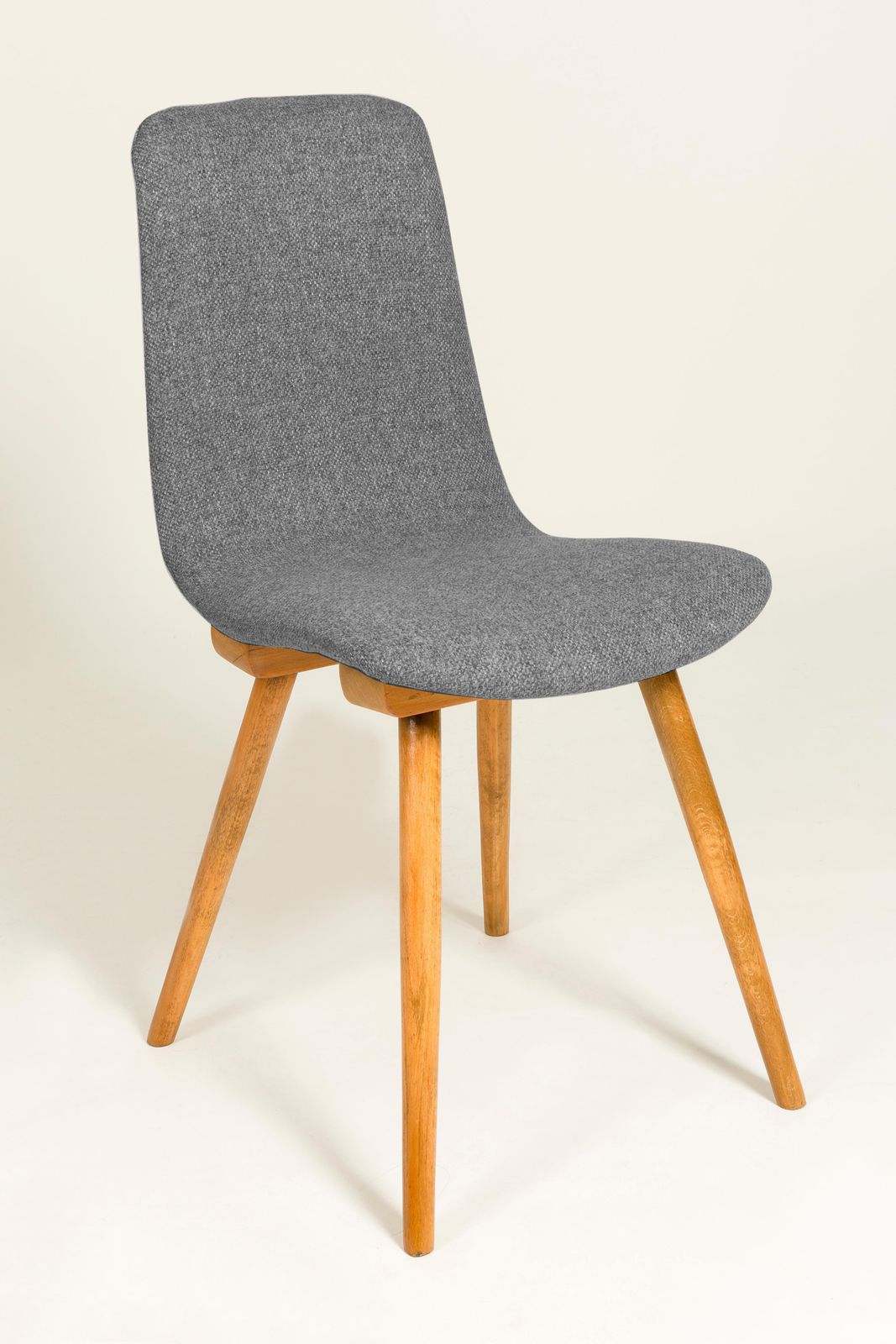 Set Van Vier Vintage Stoelen, Fameg, Grijs, Ca. Jaren 1960, Polen photo buy