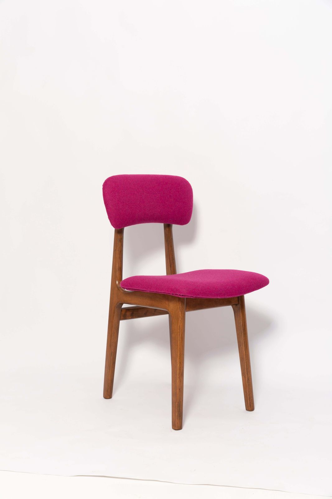 Set Of Five Mid Century Wool Chairs, Rajmund Halas, Europe, 1960s photo Furniture
