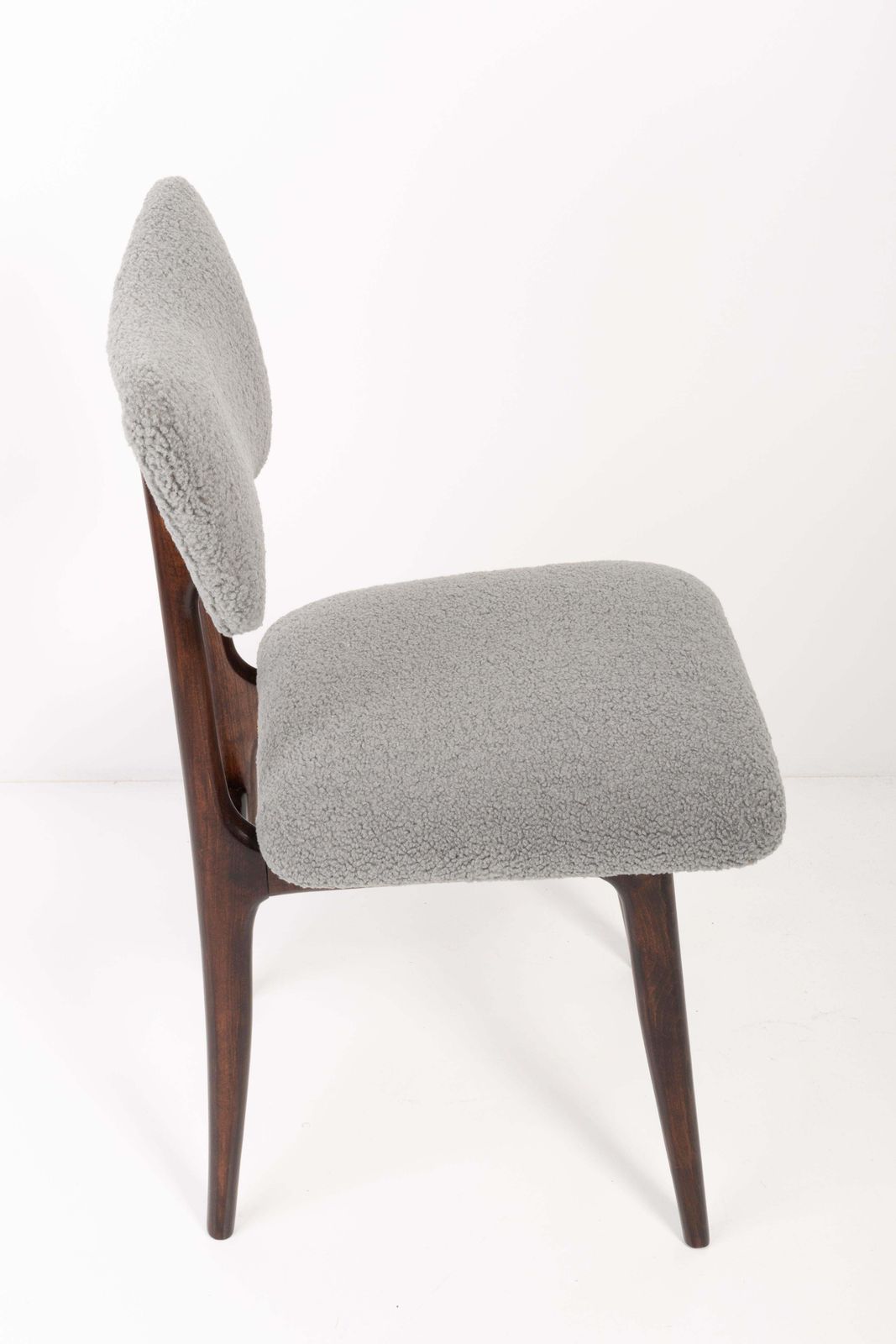 20th Century Gray Boucle Chair, 1960s photo vinterior