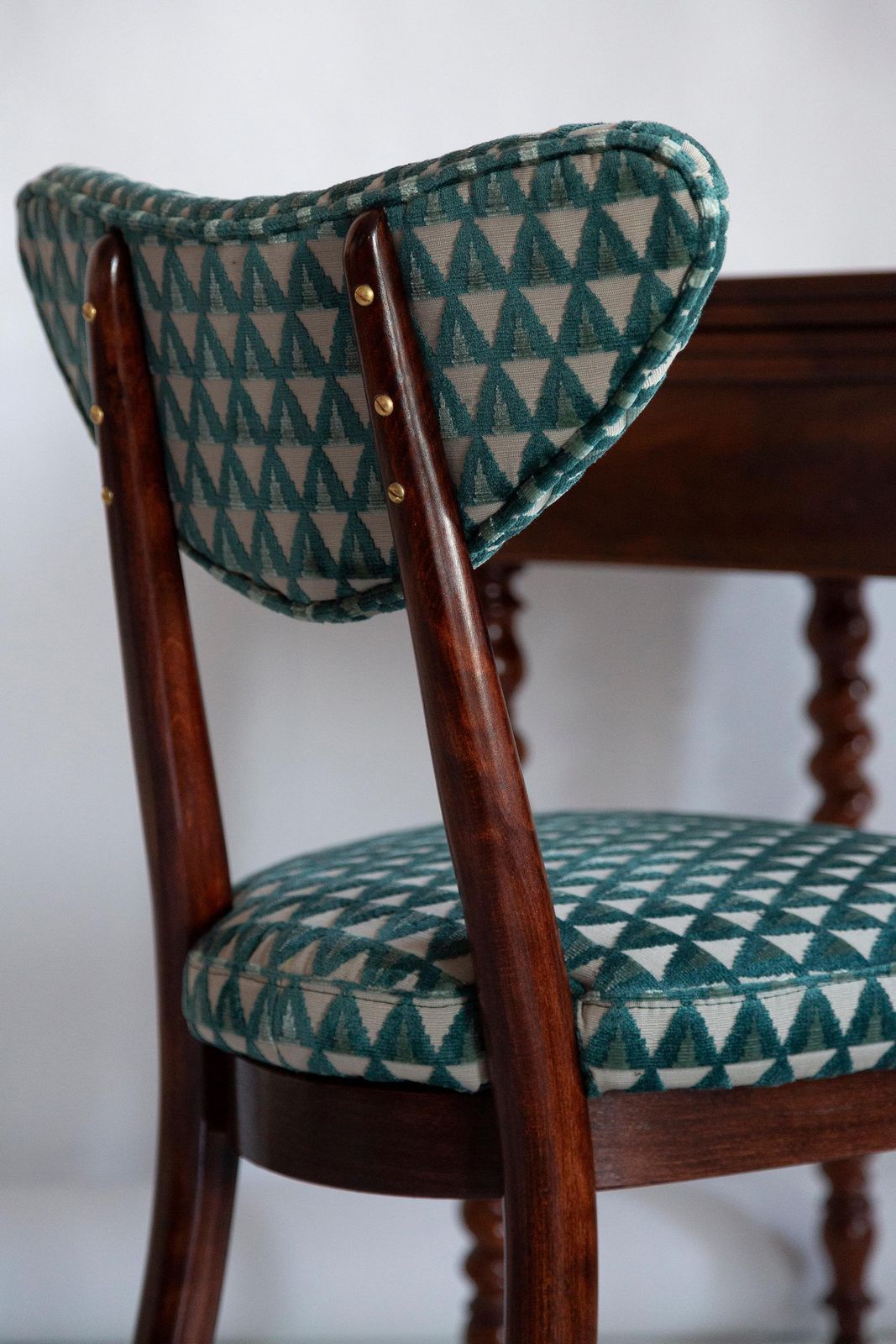 Mid Century Heart Chair In Amuleto Green Velvet, Europe, 1960s photo furniture