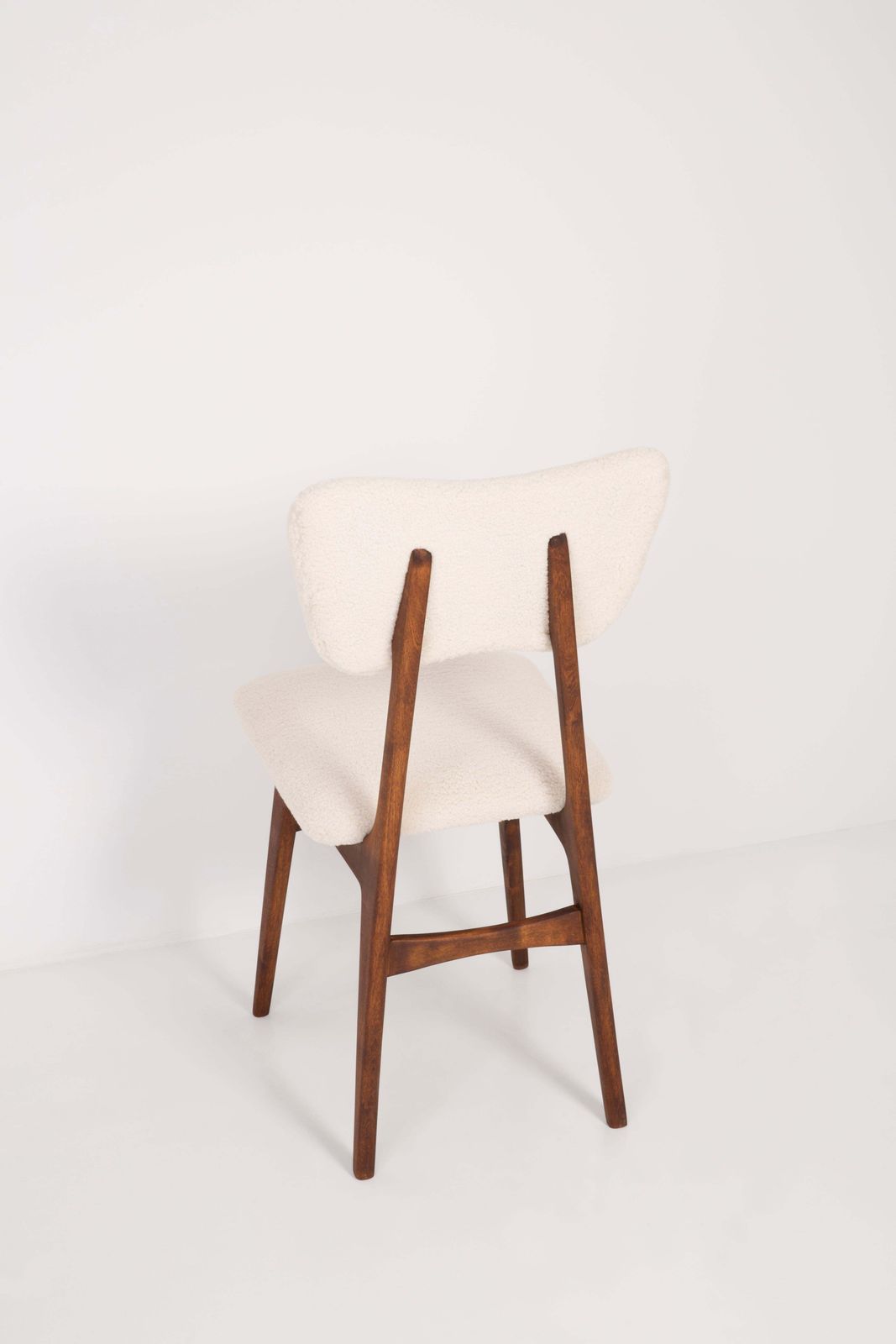 photo furniture Set Of Two 20th Century Light Crème Boucle Chairs, 1960s