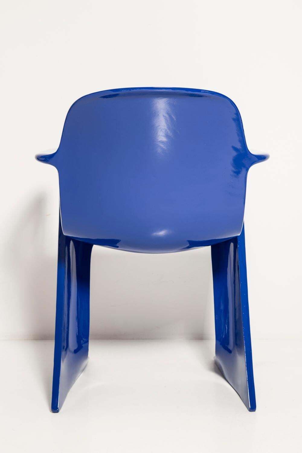 Ultramarine Blue Kangaroo Chair Designed By Ernst Moeckl, Germany, 1968 photo Furniture
