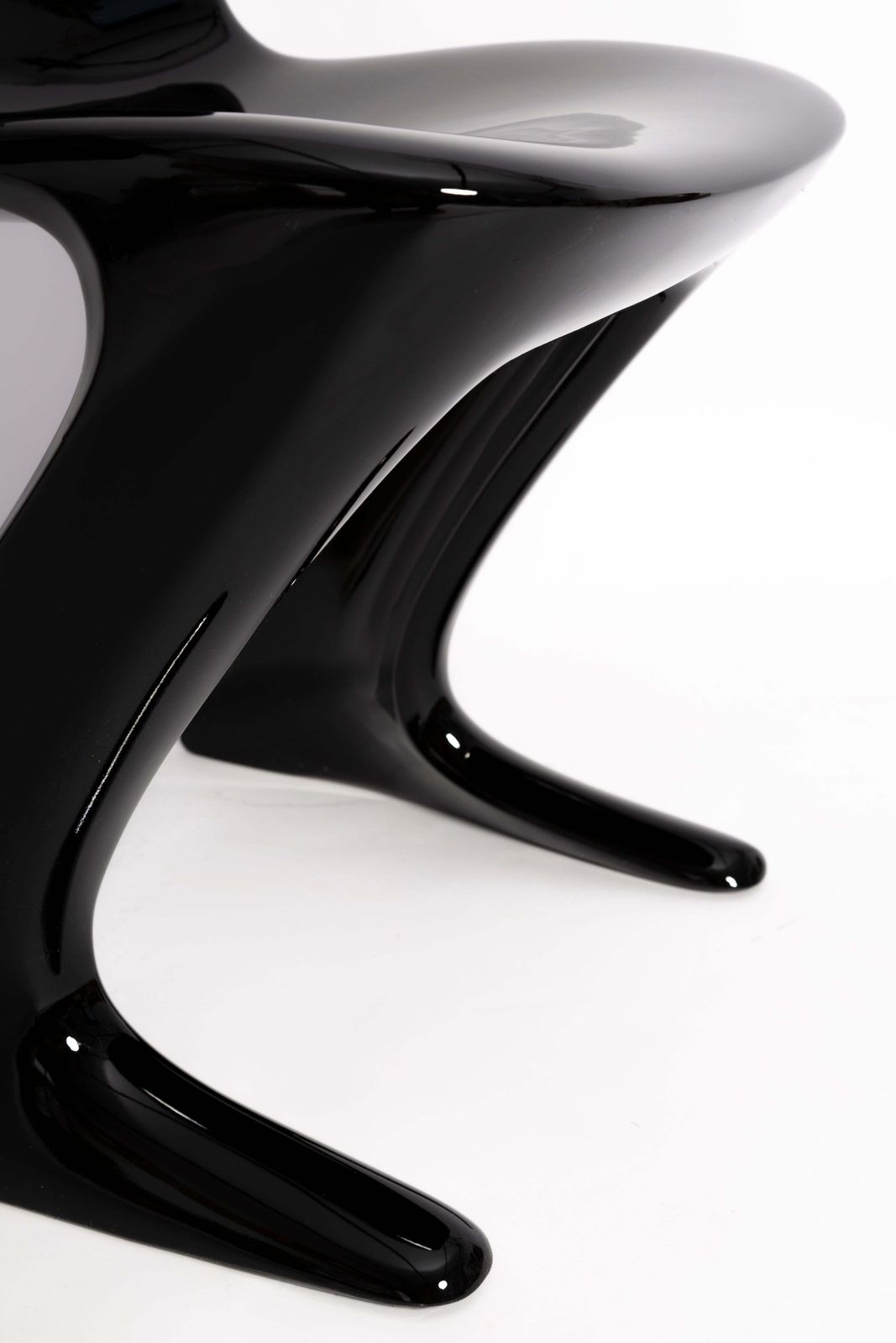Two Mid Century Black Kangaroo Chairs Designed By Ernst Moeckl, Germany, 1960s photo 2038.0