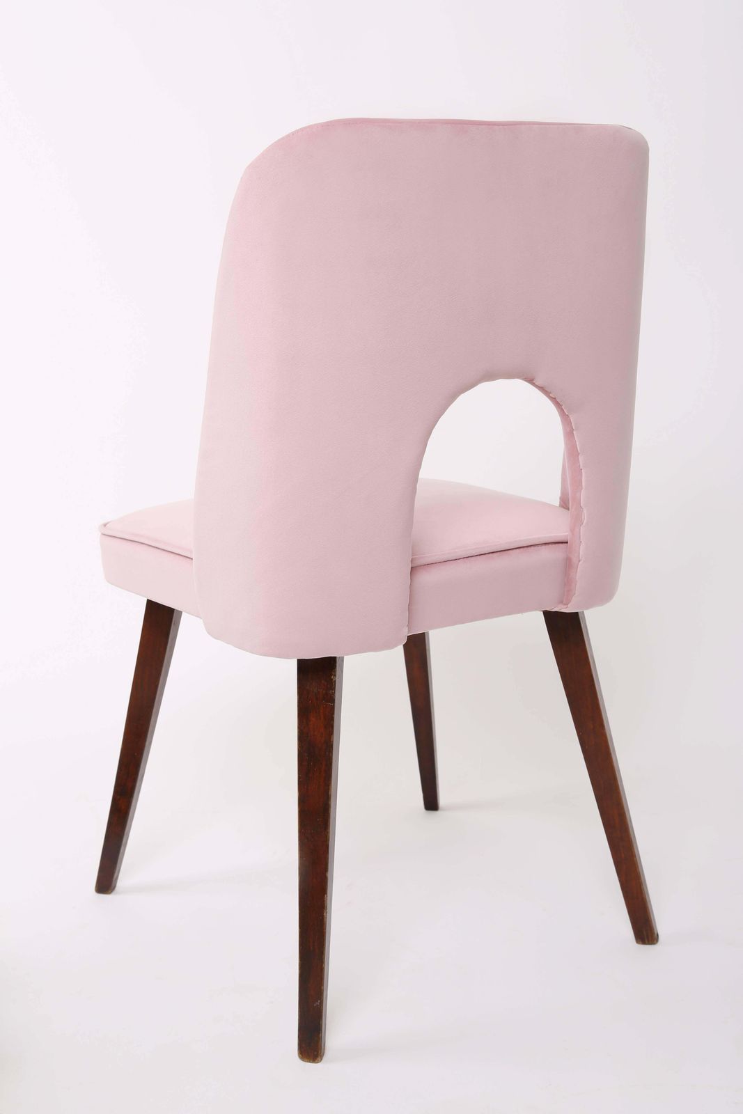 Set Of Six Baby Pink "Shell" Chairs, 1960s photo 2318.0