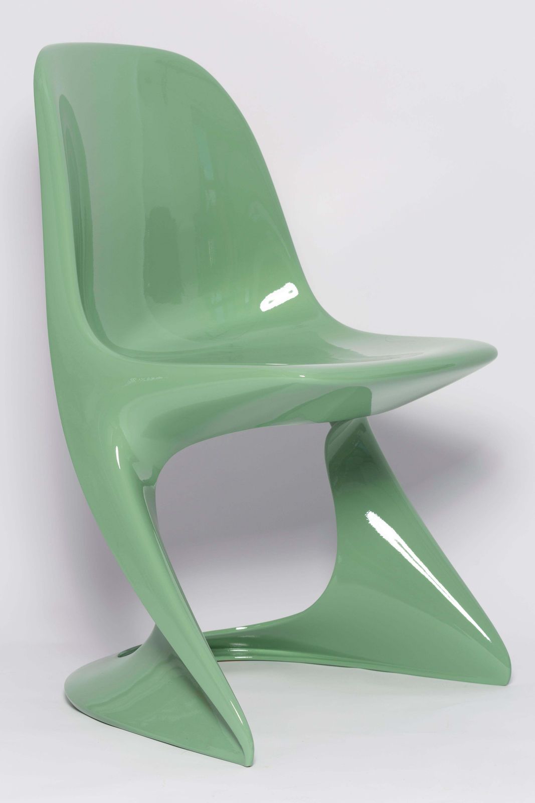 Four Mid Century Casalino Chairs In Jade Green, Alexander Begge, Casala, 1970s photo Furniture