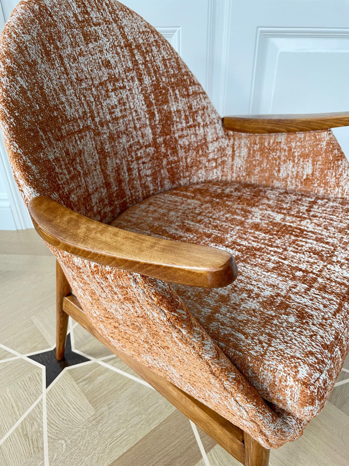 Mid Century Swallow Armchair, Designed By Julia Gaubek, Europe, 1960s photo Furniture