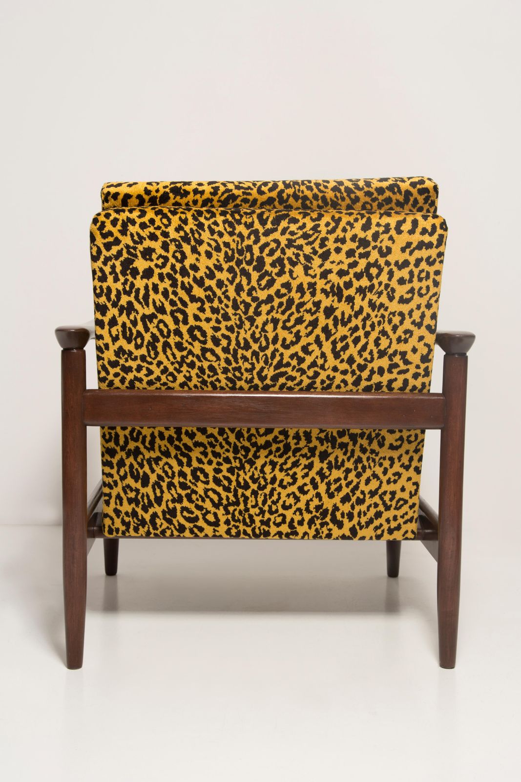 Furniture Pair Of Midcentury Leopard Armchairs, Gfm 142, Edmund Homa, Europe, 1960s photo