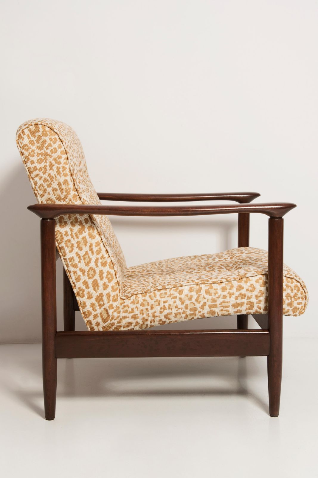 Paar Mid Century Pixel Luipaard Fauteuils, Gfm 142, Edmund Homa, Europa, Jaren 1960 photo Meubels