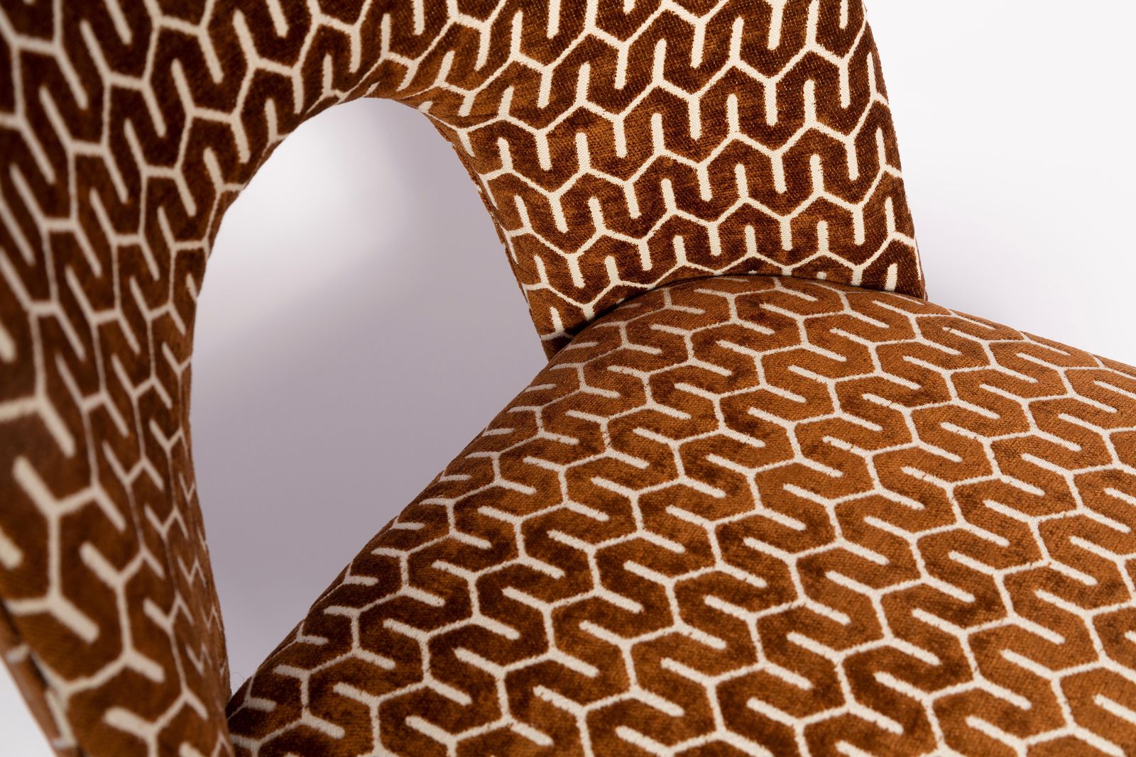 Set Of Six Mid Century Chocolate Brown 'Shell' Chairs, Europe, 1960s photo 3061.0