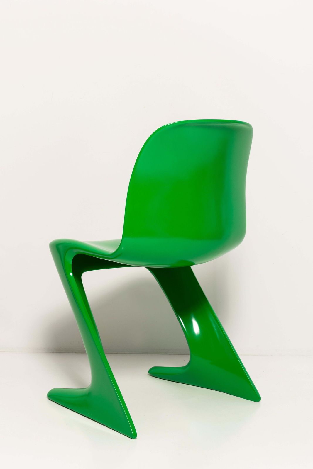 photo for sale Set Van Vier Groene Kangaroo Stoelen, Ontworpen Door Ernst Moeckl, Duitsland, Jaren 1960