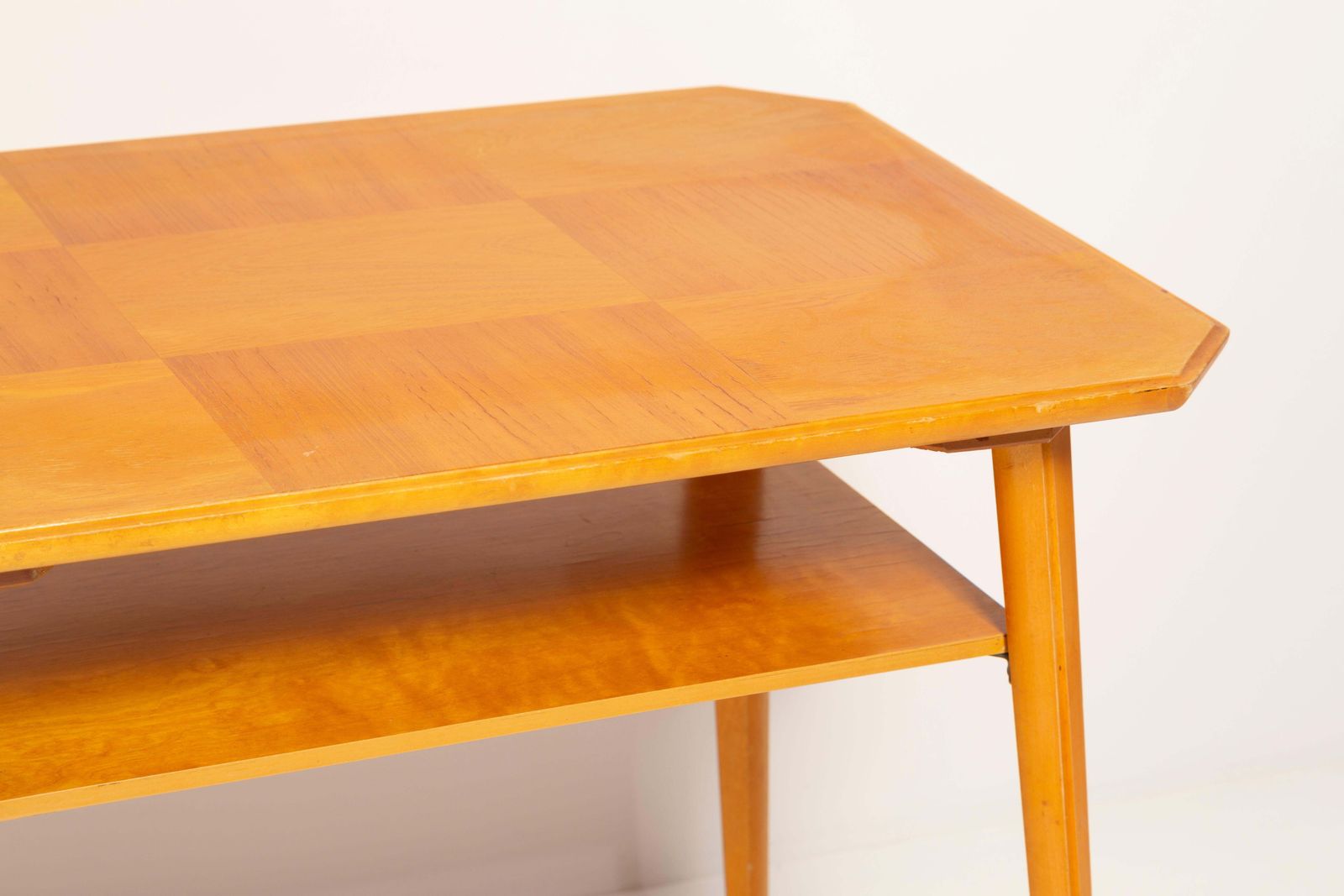 Mid Century Modern Coffee Table, Light Wood, Europe, 1960s photo 425.0
