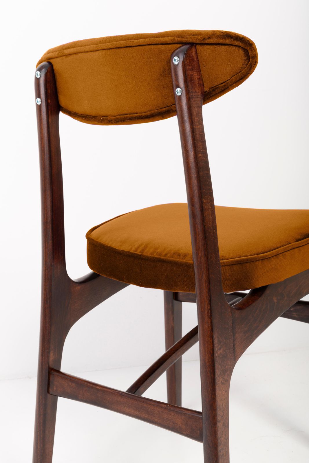 photo furniture Eight 20th Century Copper Velvet Rajmund Halas Chairs, Europe, 1960s