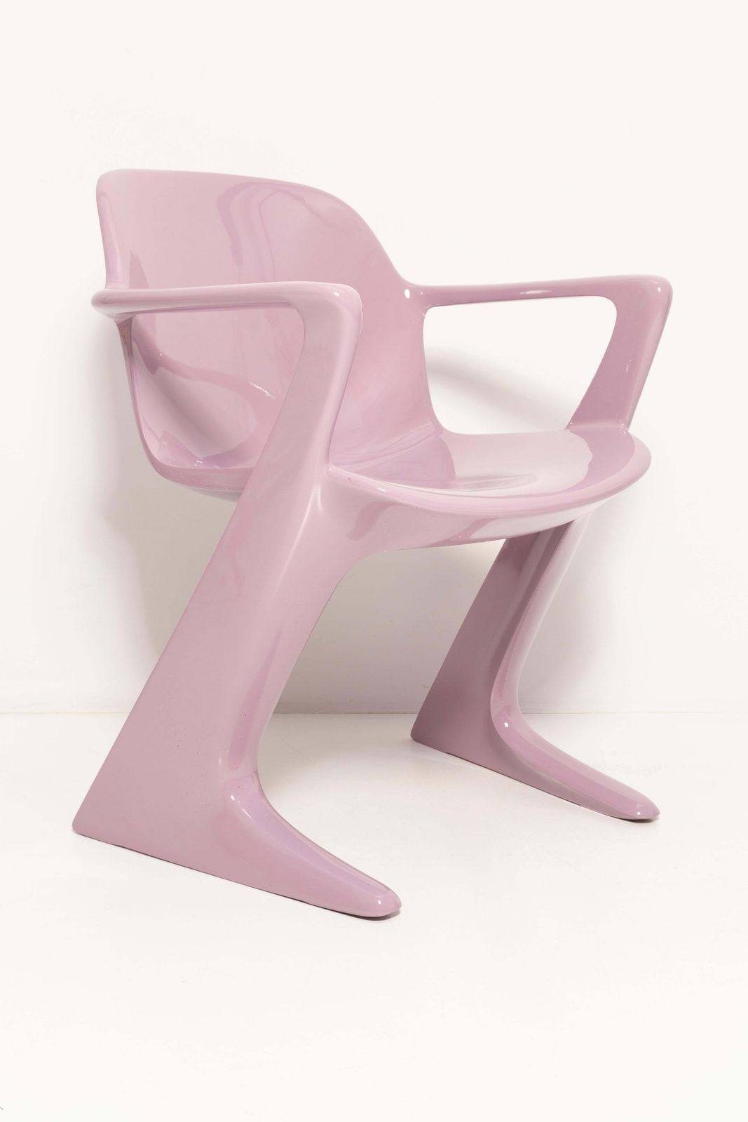 Four Mid Century Lavender Kangaroo Chairs Designed By Ernst Moeckl Germany, 1968 photo for sale