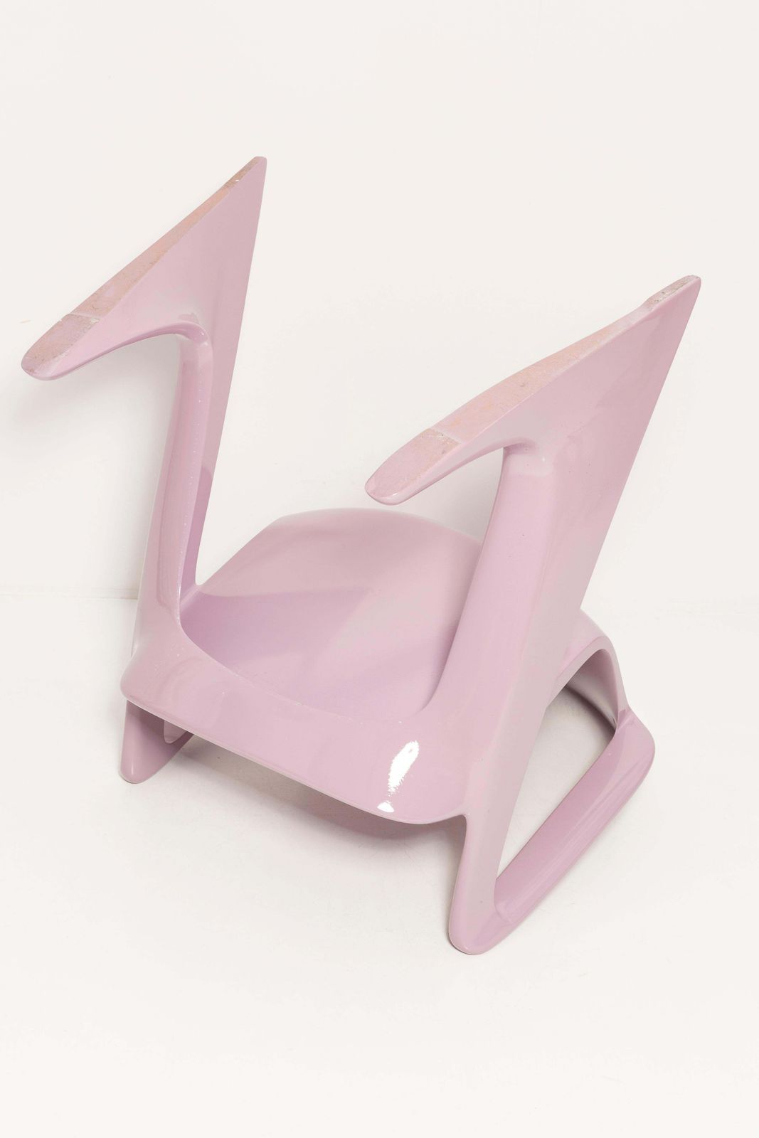 Furniture Four Mid Century Lavender Kangaroo Chairs Designed By Ernst Moeckl Germany, 1968 photo