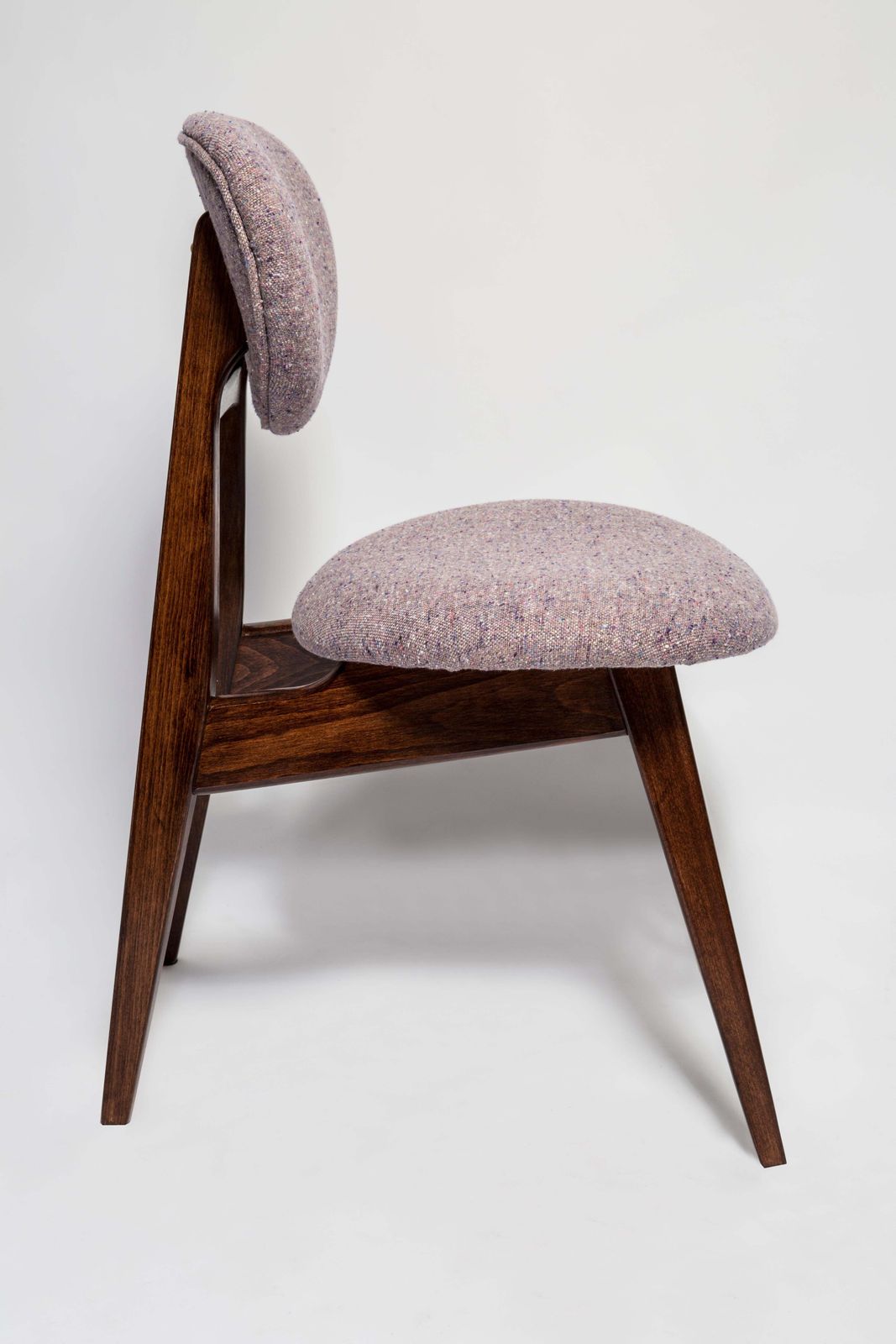 Set Of Eight Mid Century Purple Mushroom Chairs, By J. Kedziorek, Europe, 1960s photo Furniture
