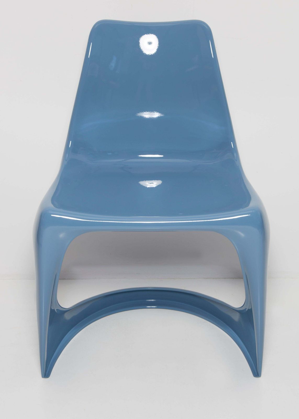Set Of Eight Mid Century Blue Cado Chairs, Steen østergaard, Europe, 1960s photo 6115.0