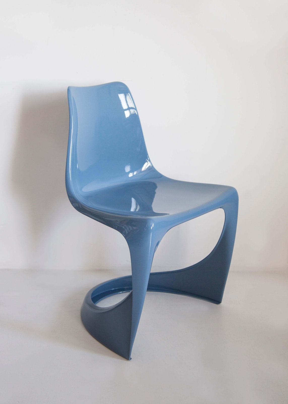 photo for sale Set Of Eight Mid Century Blue Cado Chairs, Steen østergaard, Europe, 1960s