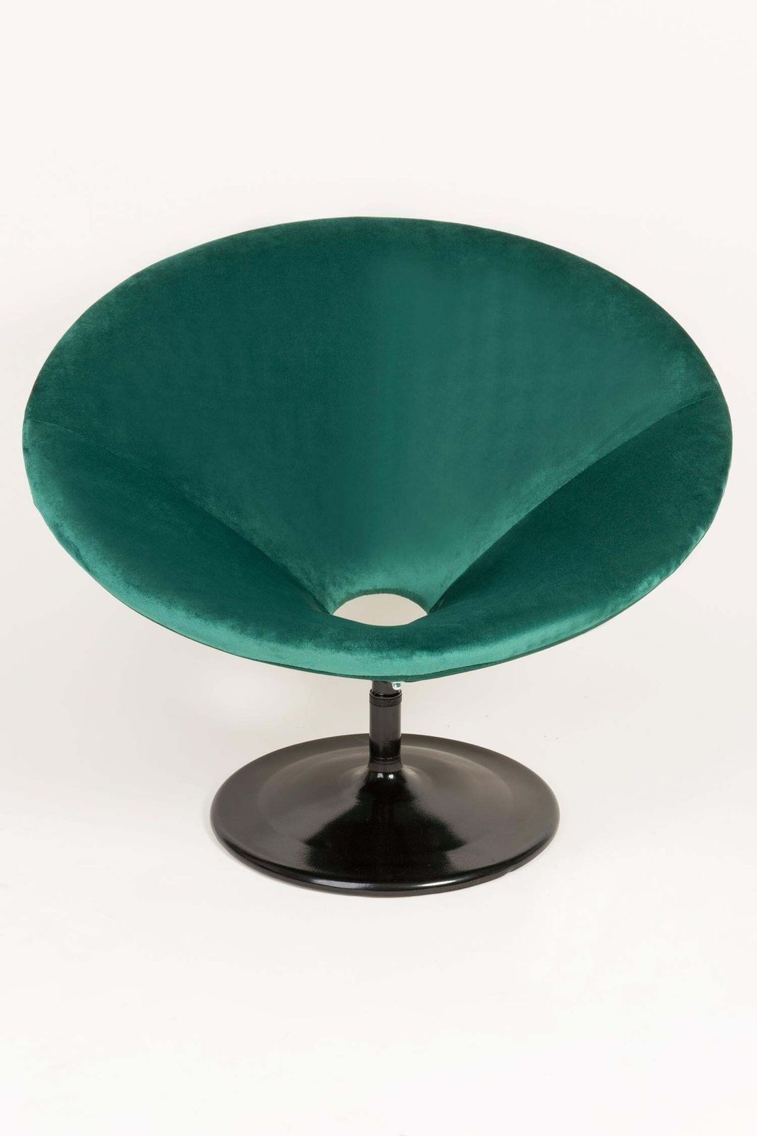 Vintage Donkergroene Draaifauteuil, Ca. Jaren 1960, 20e Eeuw photo Meubels