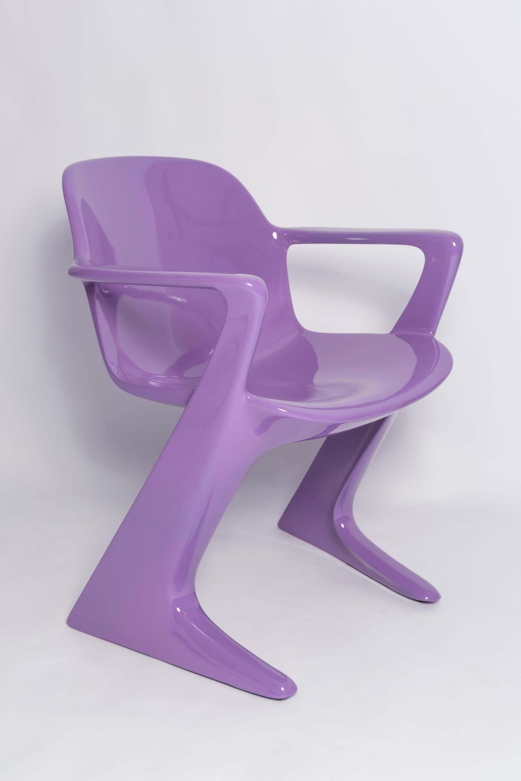 Set Of Ten Blue Lilac Kangaroo Chairs Designed By Ernst Moeckl, Germany, 1968 photo furniture
