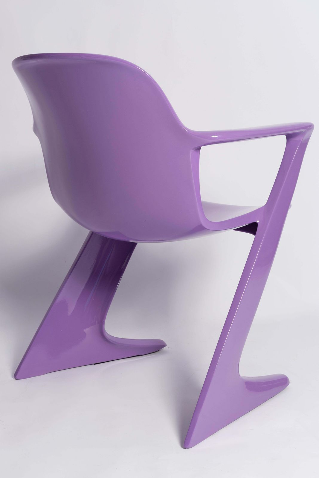 Furniture Set Of Ten Blue Lilac Kangaroo Chairs Designed By Ernst Moeckl, Germany, 1968 photo