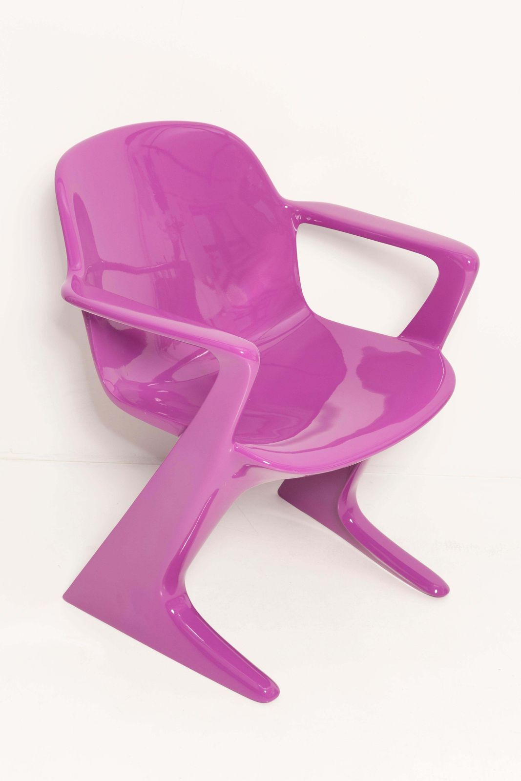 Set Of Twelve Mid Century Purple Kangaroo Chairs, By Ernst Moeckl, Germany, 1968 photo Furniture