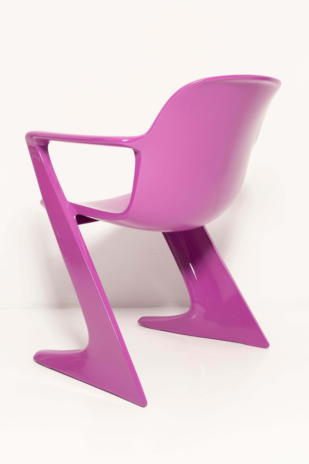 photo for sale Set Of Twelve Mid Century Purple Kangaroo Chairs, By Ernst Moeckl, Germany, 1968