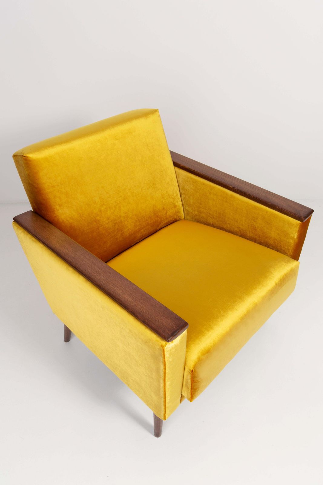 Yellow Mustard Armchair, 1960s, Ddr, Germany photo furniture