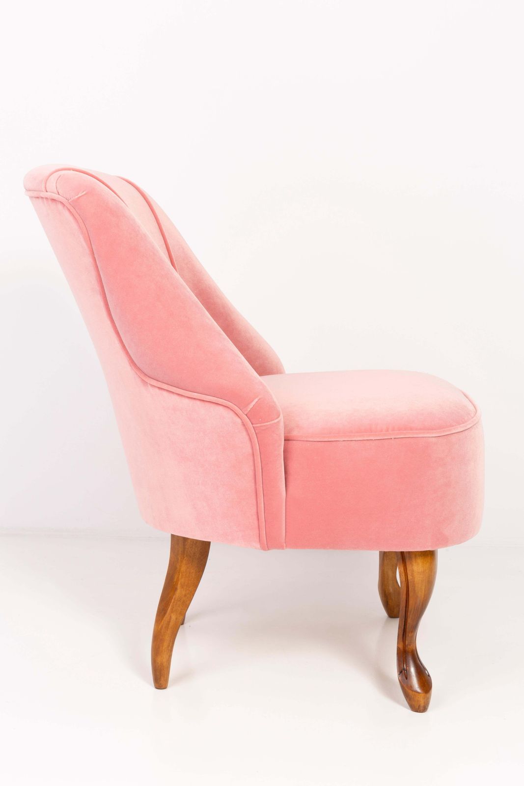 20th Century Art Deco Baby Pink Armchair, 1950s photo 1276.0