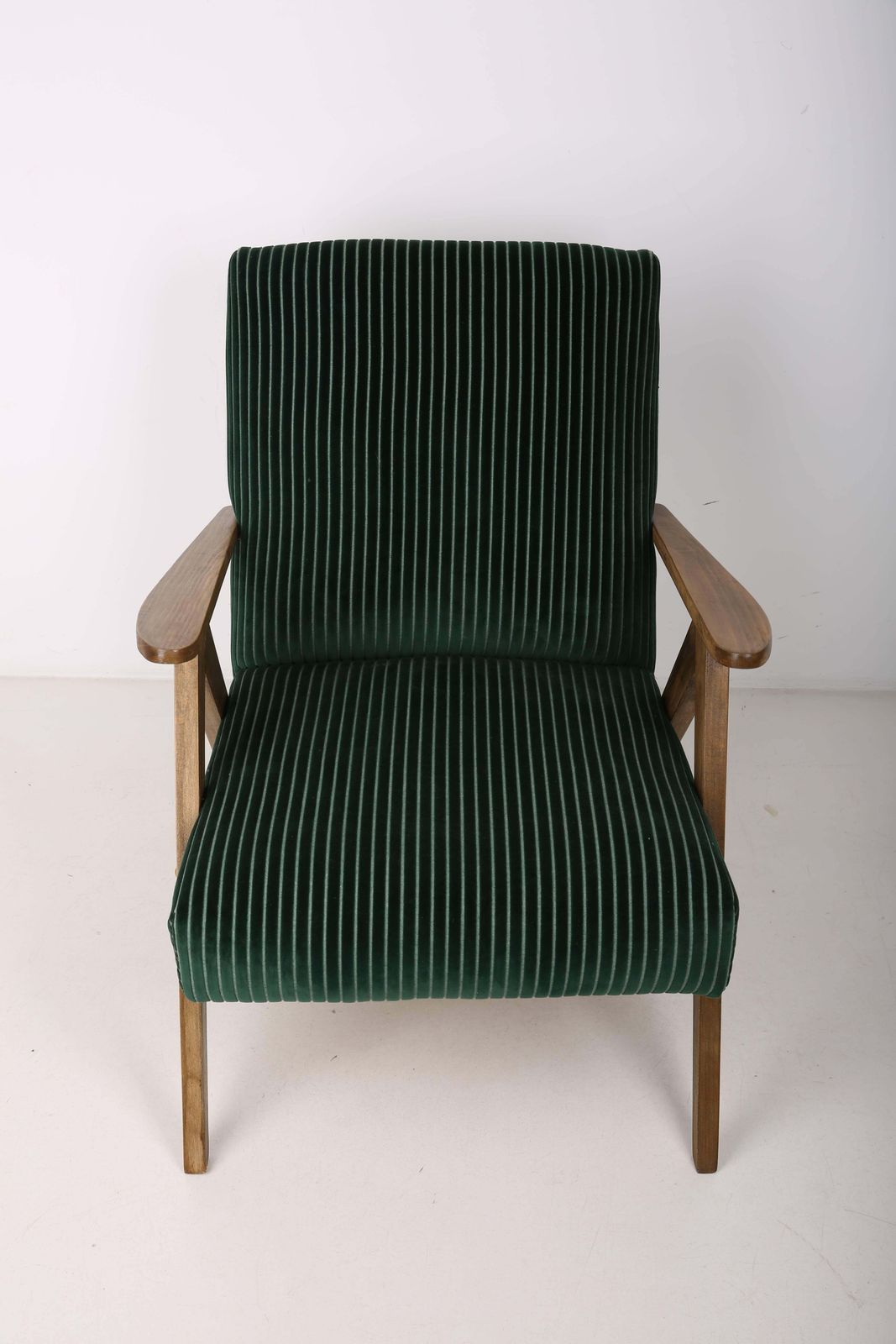 Mid Century Modern Dark Green Armchair, Europe, 1960s photo for sale