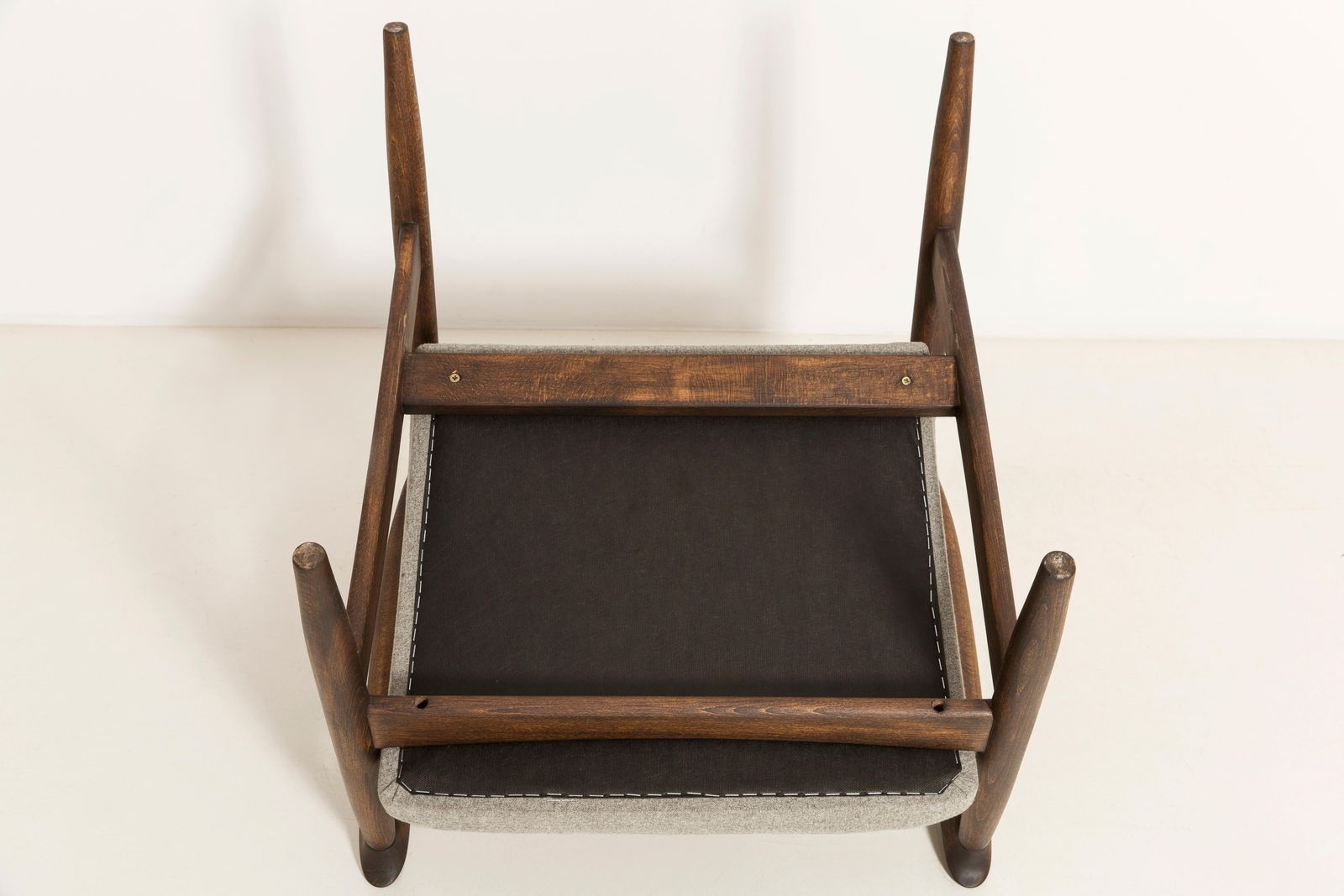 Mid Century Modern Beige Armchair, Edmund Homa, 1960s photo vintage