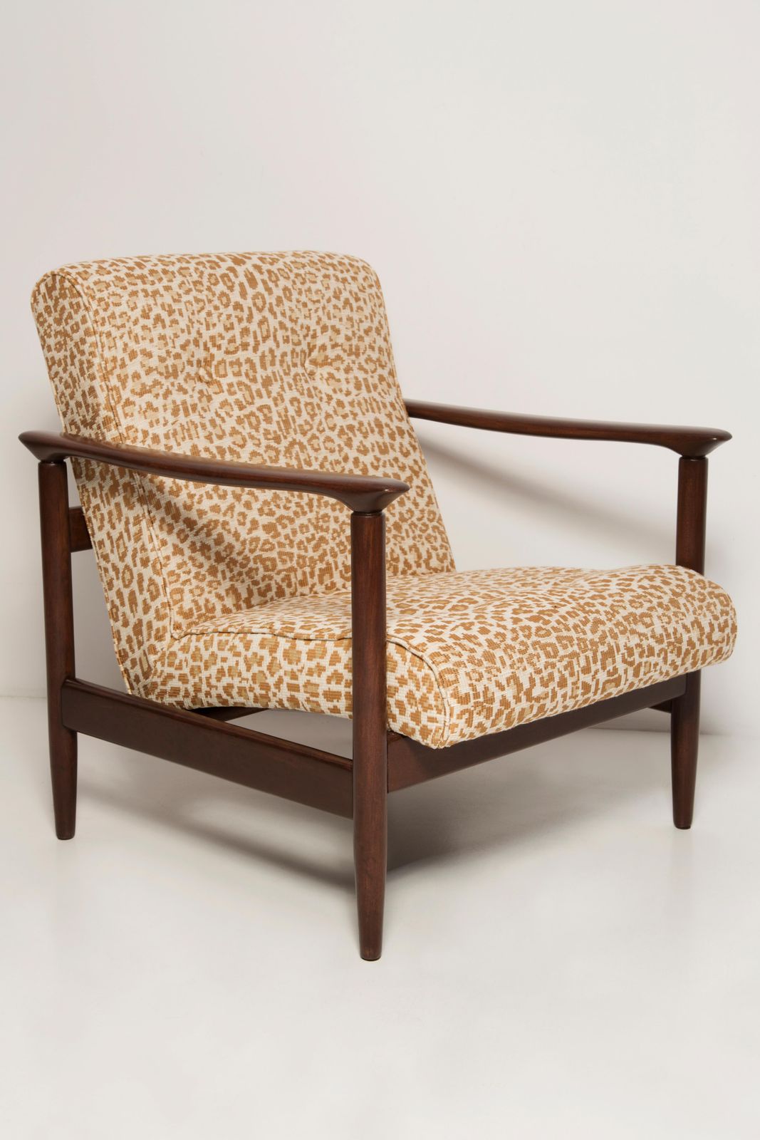 Mid Century Pixel Luipaard Fauteuil, Gfm 142, Edmund Homa, Europa, Jaren 1960 photo Meubels