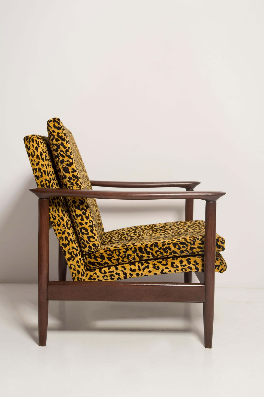 Mid Century Leopard Armchair, Gfm 142, Edmund Homa, Europe, 1960s photo vintage