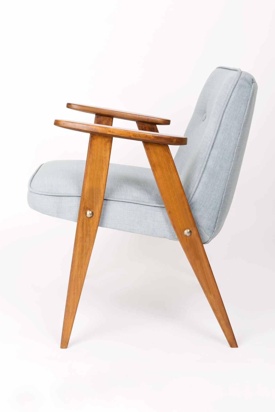 Set Of Two 366 Green Armchairs, Jozef Chierowski, 1960s photo 1702.0