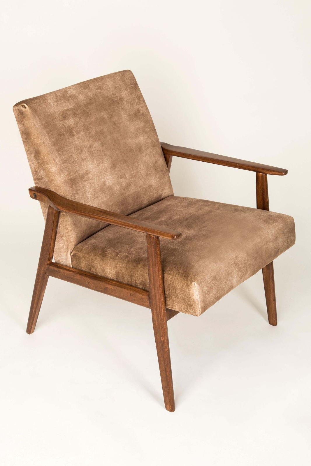 20th Century Pair Of Lion Beige Dante Armchairs, 1960s photo Furniture
