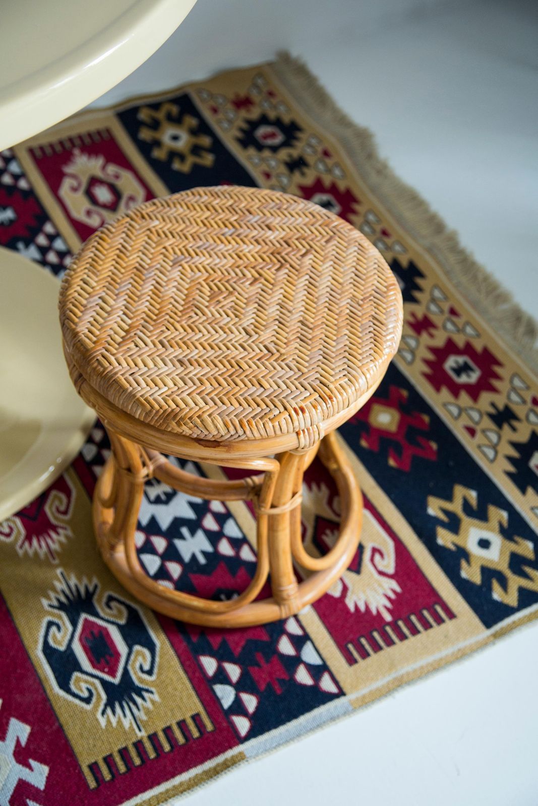 Midcentury Unique Flowerbed Pedestal, Stool, Side Table, Germany, 1970s photo 153.0