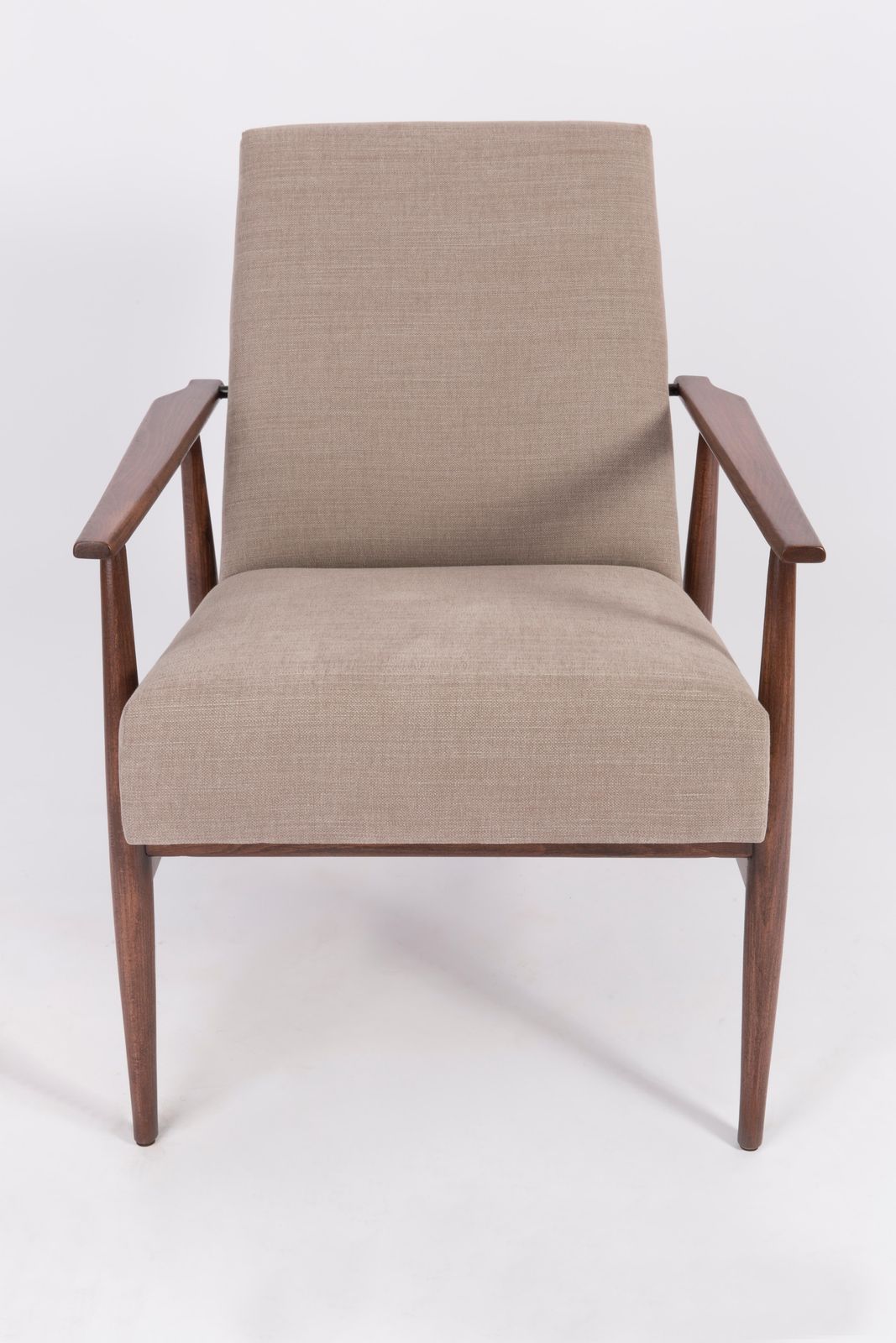 Set Of Two 20th Century Beige Dante Armchairs, H. Lis, 1960s photo vintage