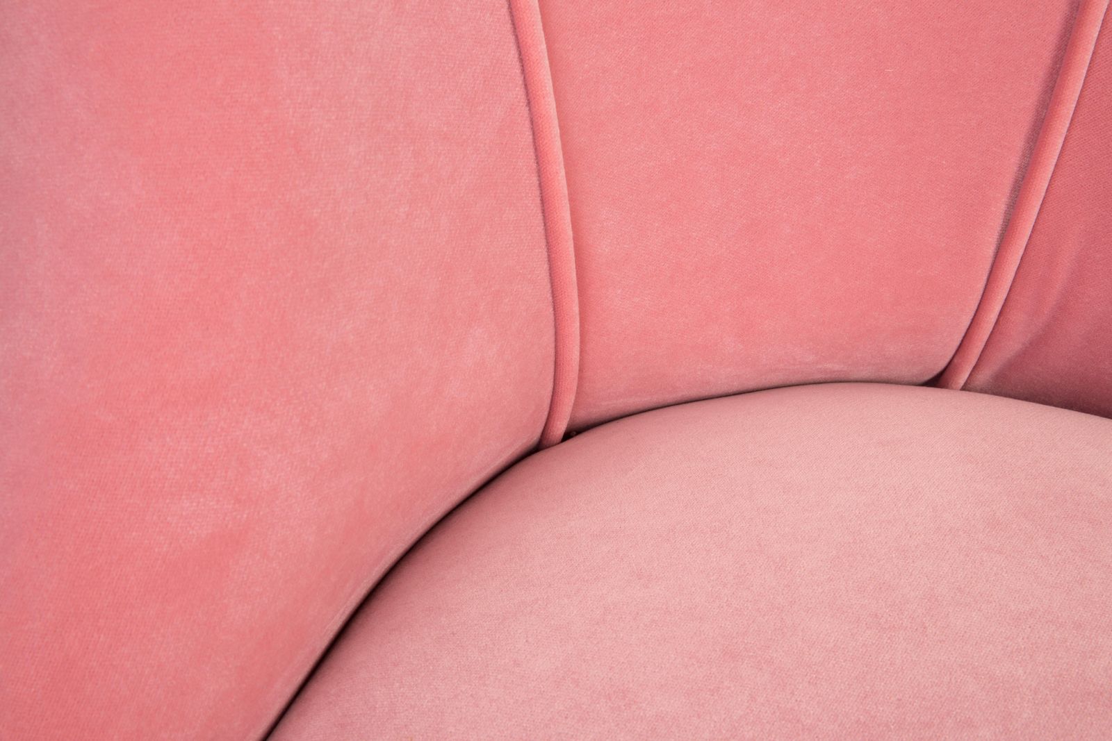 Furniture Set Of Two 20th Century Art Deco Baby Pink Armchairs, 1950s photo