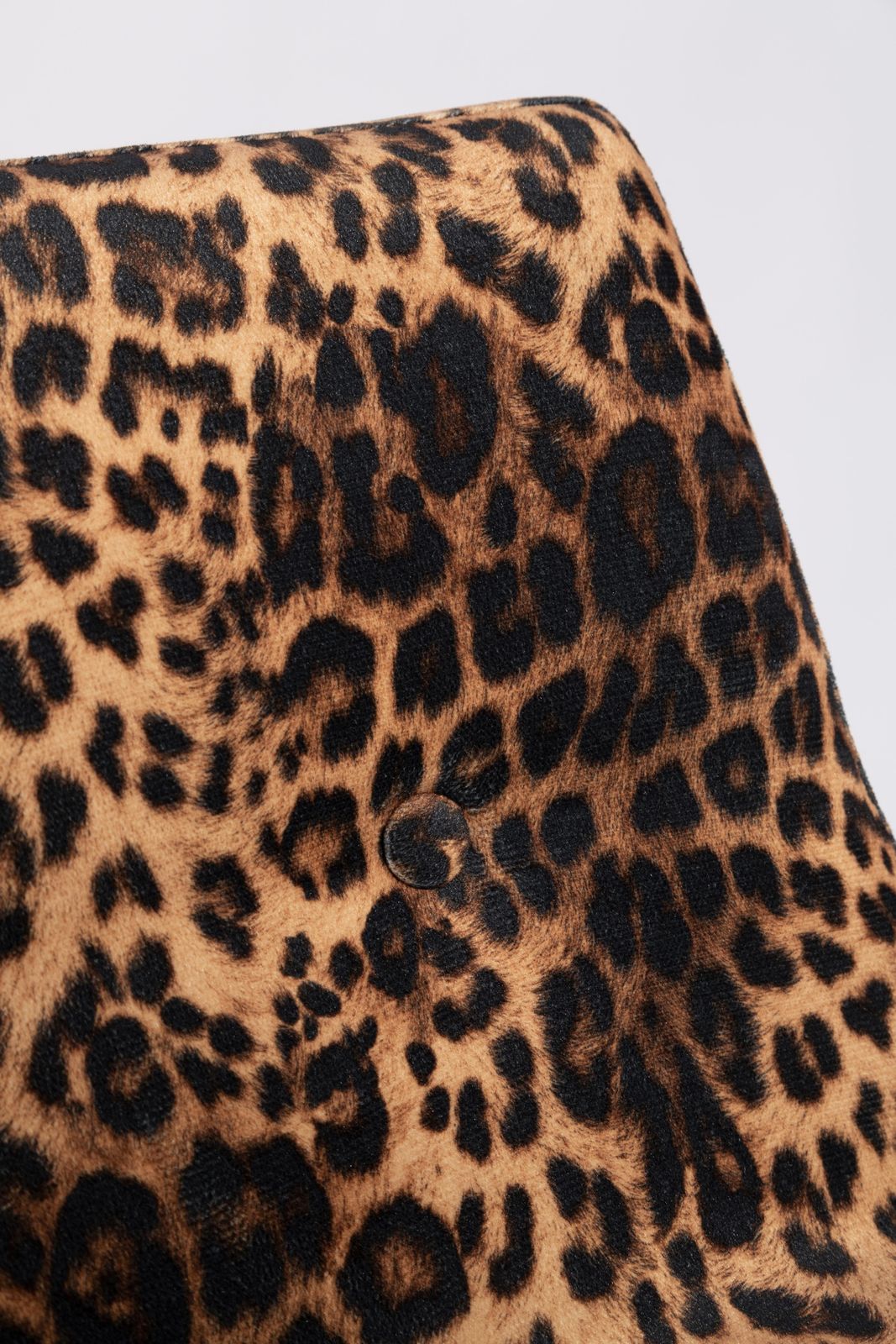 2551.0 Two Midcentury 366 Armchairs In Leopard Print Velvet, Jozef Chierowski, 1960s photo
