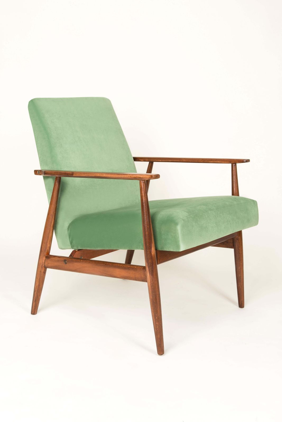 20th Century Pair Of Mint Green Dante Armchairs, H. Lis, 1960s photo 2551.0