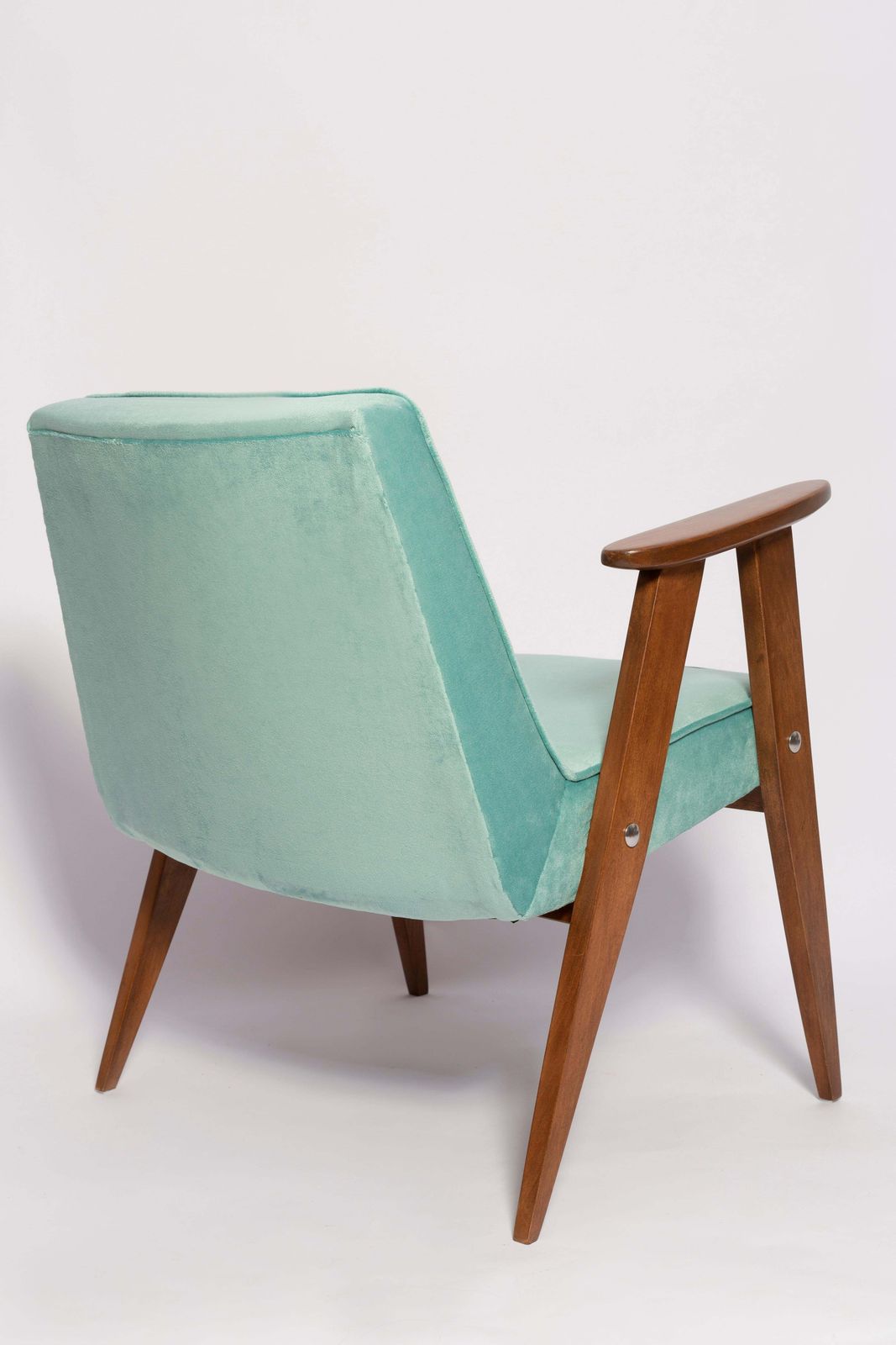 Pair Of Mid Century 366 Armchairs, Mint Velvet, Jozef Chierowski, Europe 1960 photo vintage