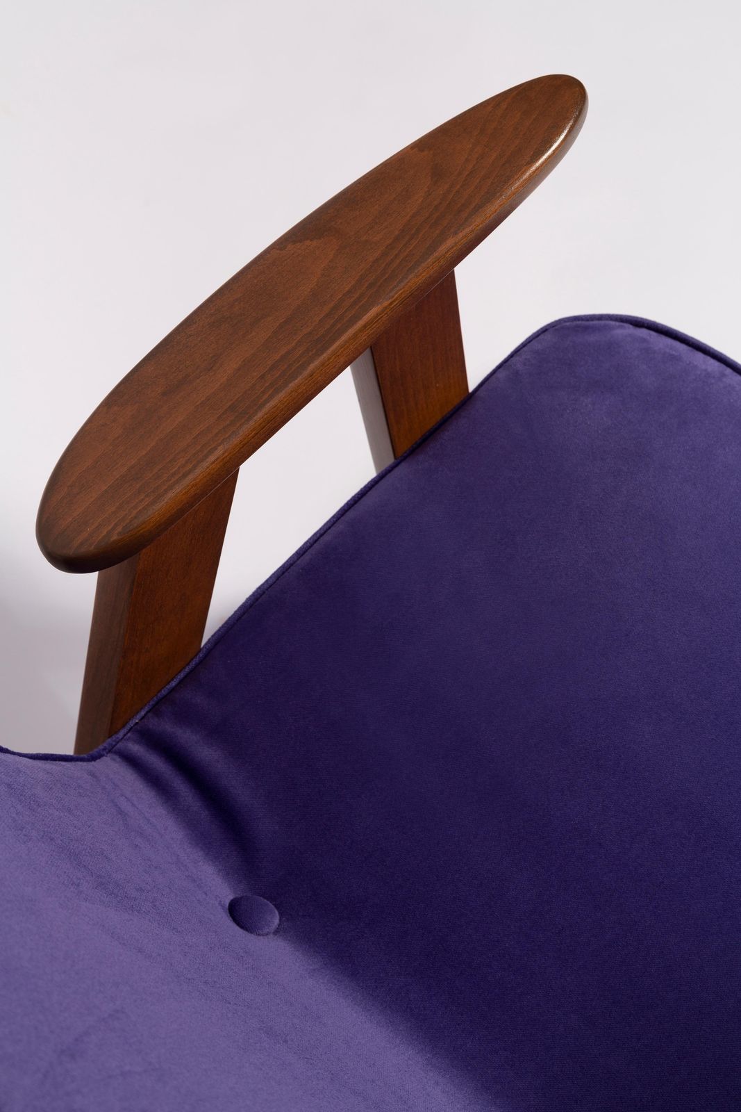Pair Of Mid Century 366 Armchairs, Mint And Purple, By Chierowski, Europe, 1960s photo 2551.0
