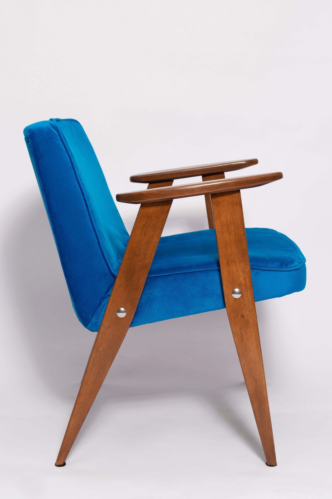 Paar Mid Century 366 Fauteuils, Roze En Blauw, Door Chierowski Europe, Jaren 1960 photo 2551.0