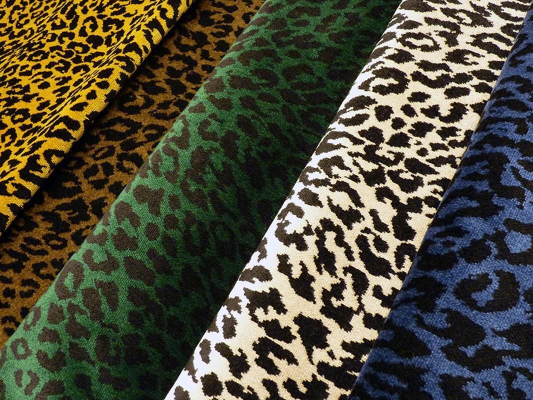 Furniture Two Mid Century 366 Armchairs In Leopard Velvet, Jozef Chierowski, Europe 1960s photo