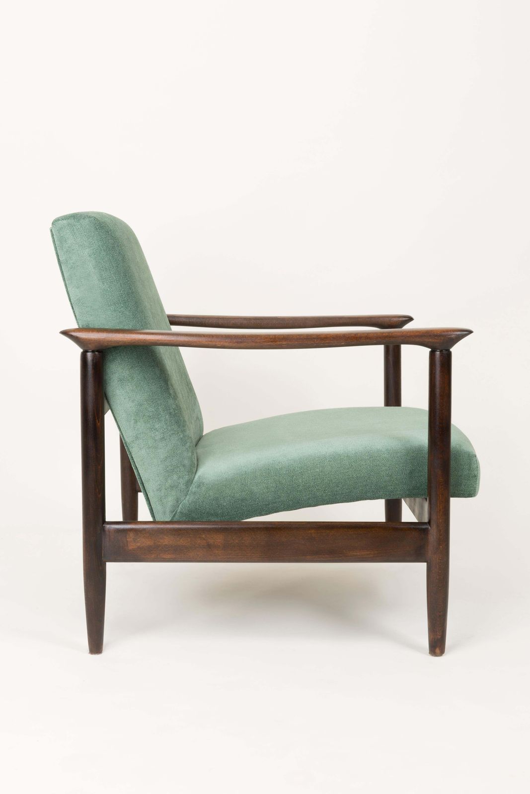 Paar Groene Fauteuils, Edmund Homa, Gfm 142, Jaren 1960, Polen photo buy